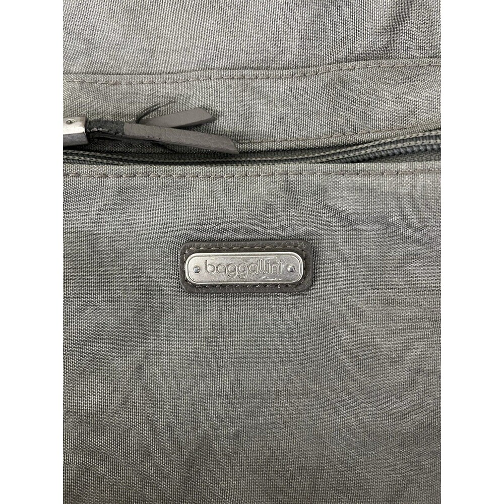 BAGGALLINI All Day AntiTheft RFID Protection Nylon Backpack GREY - Picture 6 of 7
